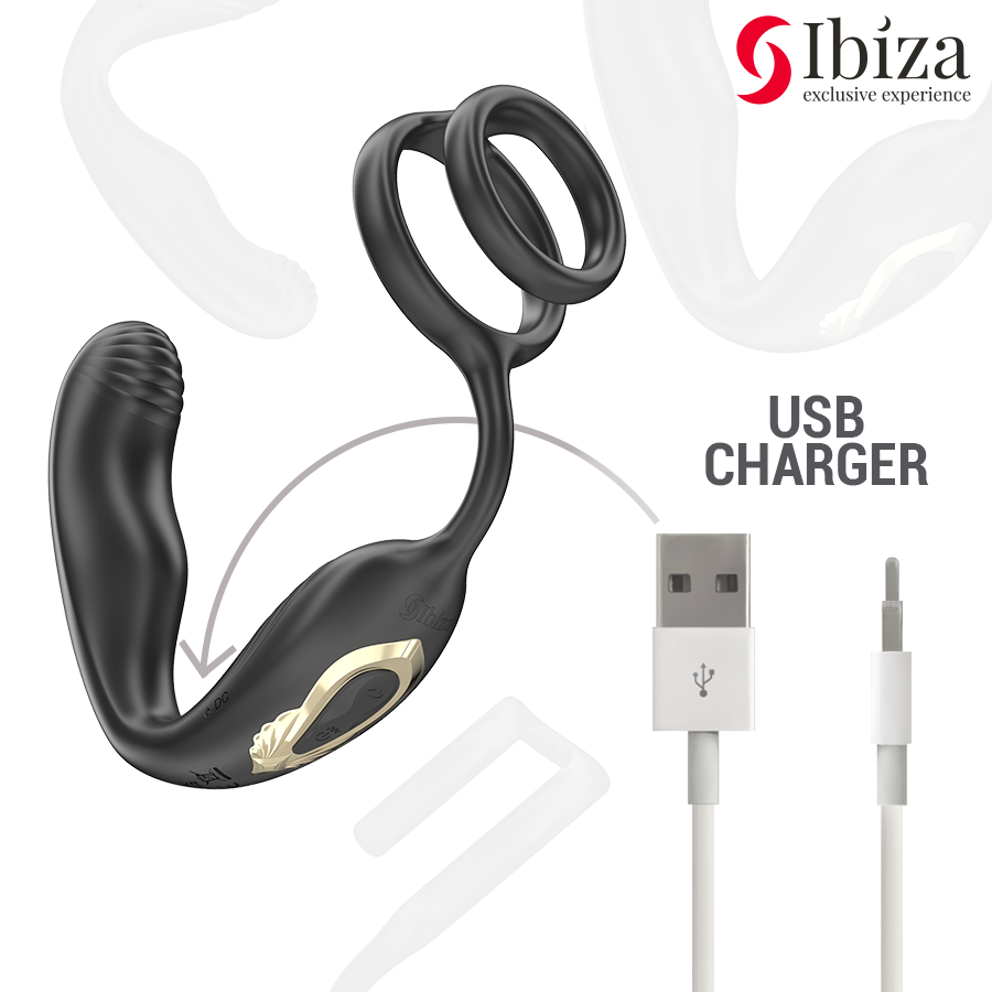 Ibiza Technology-Ring Vibrator Drehmaschine Wiggle · Sextoys (Bild 5)