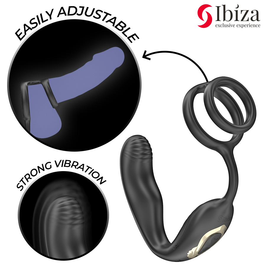 Ibiza Technology-Ring Vibrator Drehmaschine Wiggle · Sextoys (Bild 2)