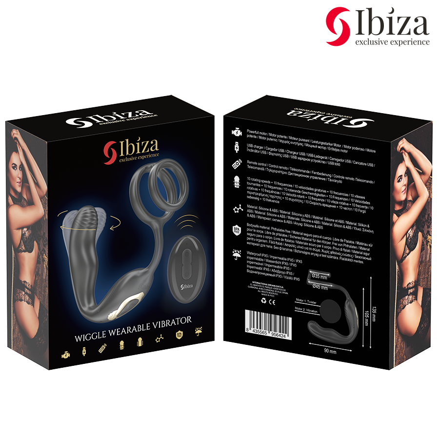 Ibiza Technology-Ring Vibrator Drehmaschine Wiggle · Sextoys (Bild 6)