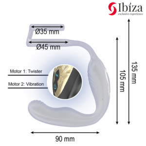 Ibiza Technology-Ring Vibrator Drehmaschine Wiggle · Sextoys (Bild 4)