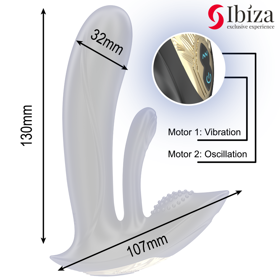 Ibiza Technology-Vibrator tragbar mit G-Punkt-Stimulation und · Vibratoren (Bild 5)