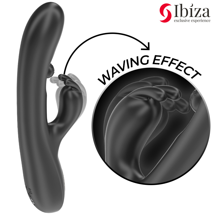 Ibiza-Vibrator leistungsstarkes Kaninchen mit rotierender Massagekugel, 3 · Vibratoren (Bild 5)
