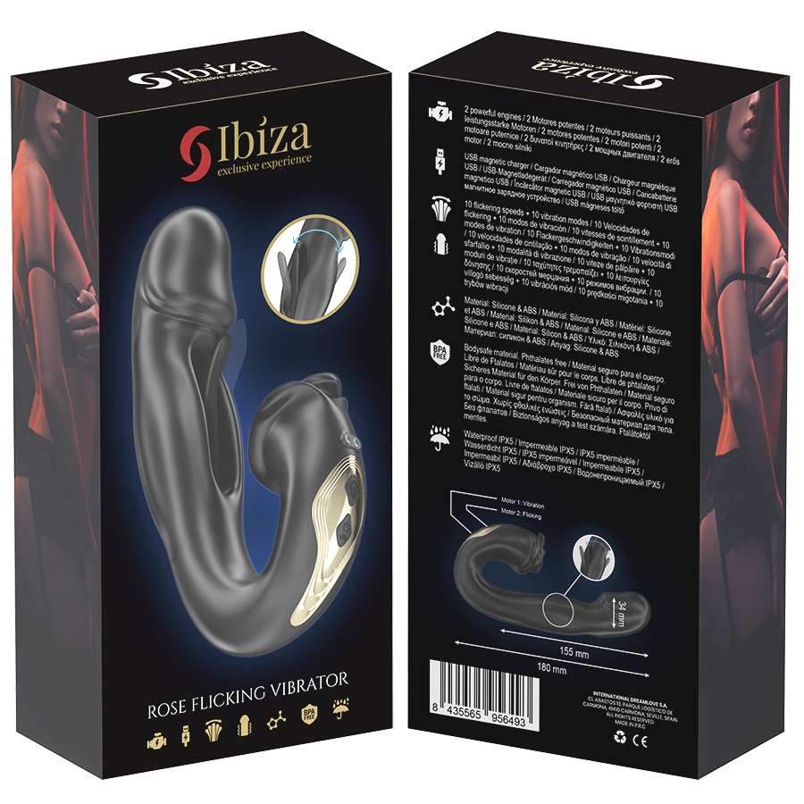 Ibiza Technology-Rosa Vibrator Oszillierende Wirkung und stimulierend · Vibratoren (Bild 7)
