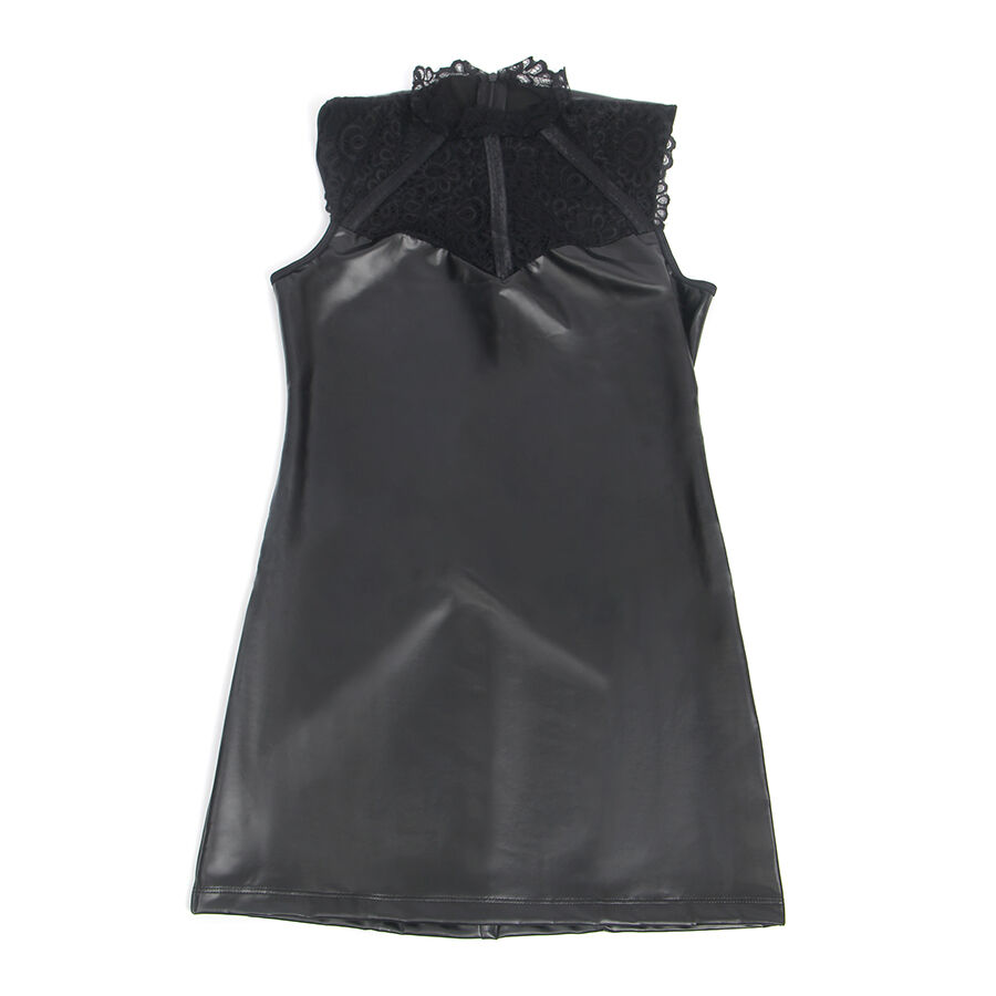 Subblime-957544 Kleid aus ökologischem Leder mit Kragen · Spicy Dessous & Bodystockings (Bild 4)