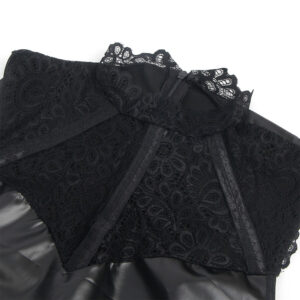 Subblime-957544 Kleid aus ökologischem Leder mit Kragen · Spicy Dessous & Bodystockings (Bild 5)