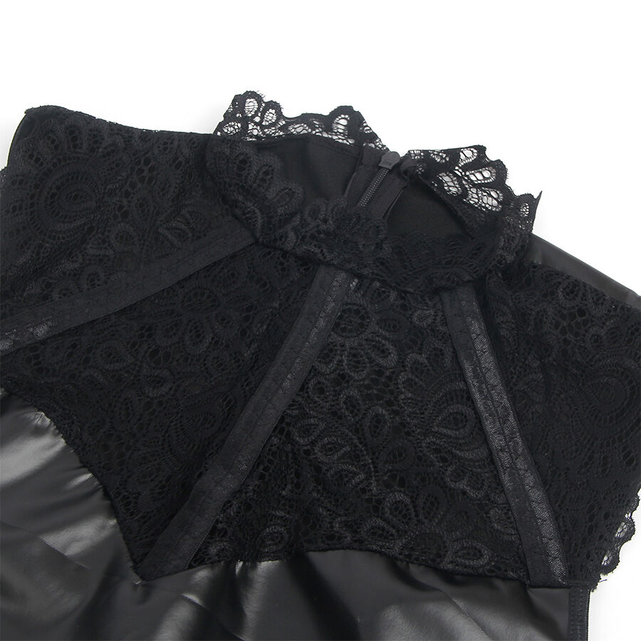 Subblime-957544 Kleid aus ökologischem Leder mit Kragen · Spicy Dessous & Bodystockings (Bild 5)