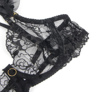 Subblime-957483 Set BH und Strumpfhalter in Spitze Schwarz · Spicy Dessous & Bodystockings (Bild 7)