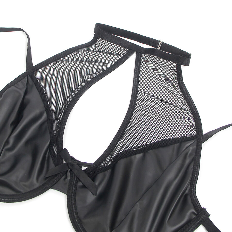 Subblime-957582 Set BH und Lederrock Pu Schwarz · Spicy Dessous & Bodystockings (Bild 5)