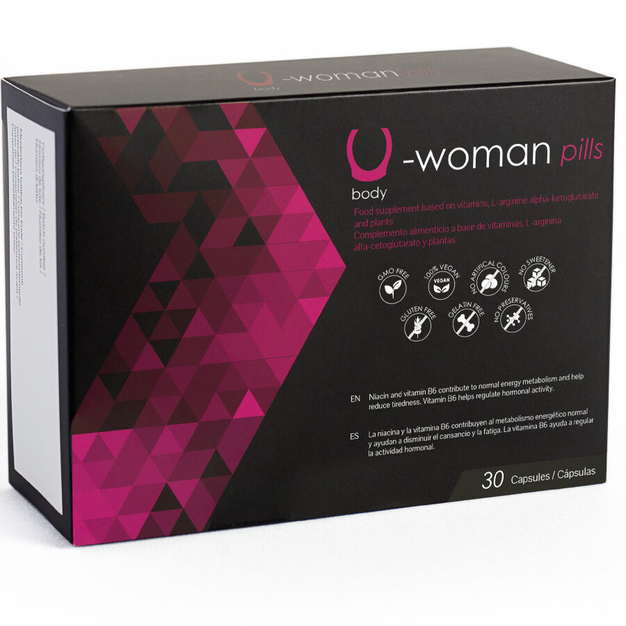 500cosmetics-U-Woman Anstieg der weiblichen Libido – 30 Kapseln · Nahrungsergänzungsmittel (Bild 2)