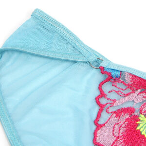 Subblime-957643 Set BH und Strumpfhose mit Rosa-Blumen · Spicy Dessous & Bodystockings (Bild 6)