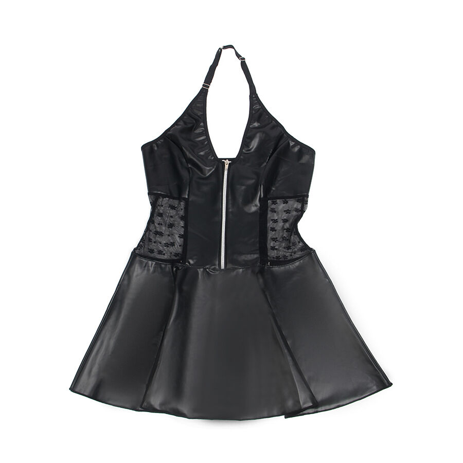 Subblime-957704 PU Lederkleid mit Reißverschluss und Spitze · Spicy Dessous & Bodystockings (Bild 5)