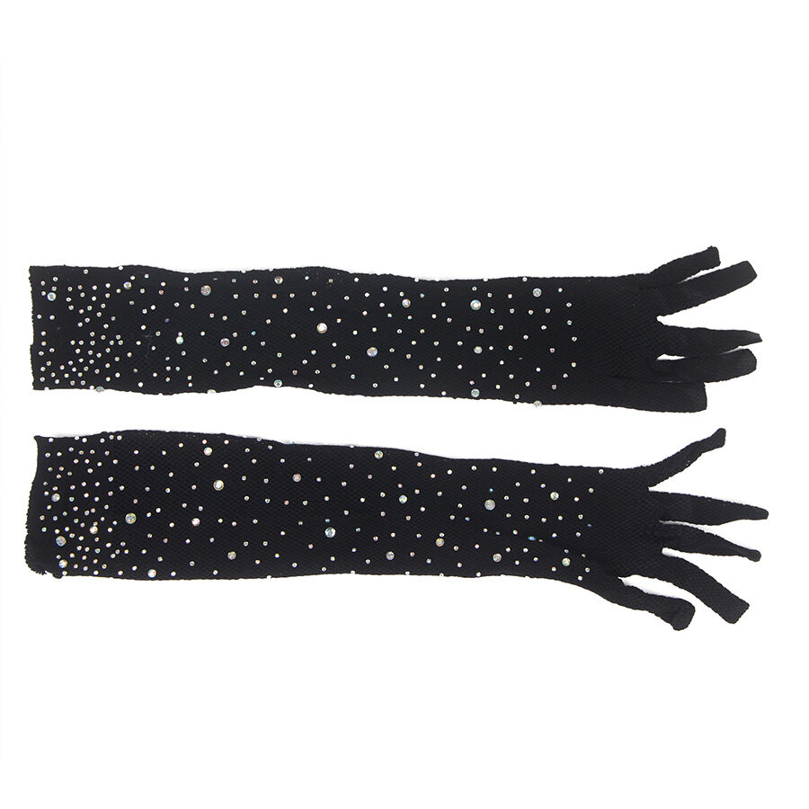 Subblime Accesories-957469SHINE Handschuhe Schwarz Transparent · Sexy Damen-Dessous (Bild 2)