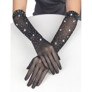 Subblime Accesories-957469SHINE Handschuhe Schwarz Transparent · Sexy Damen-Dessous (Bild 7)