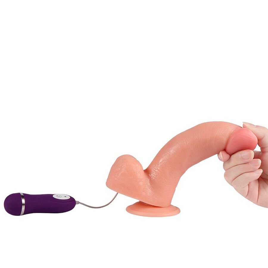 Shequ-Apolo Vibrator Dildo mit Fernbedienung 24.5 cm-Silikon · Vibratoren (Bild 4)