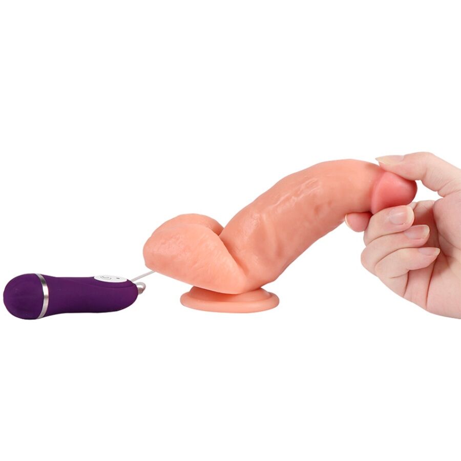 Shequ-Geld Vibrator Dildo mit Fernbedienung 16 cm-Silikon · Vibratoren (Bild 2)