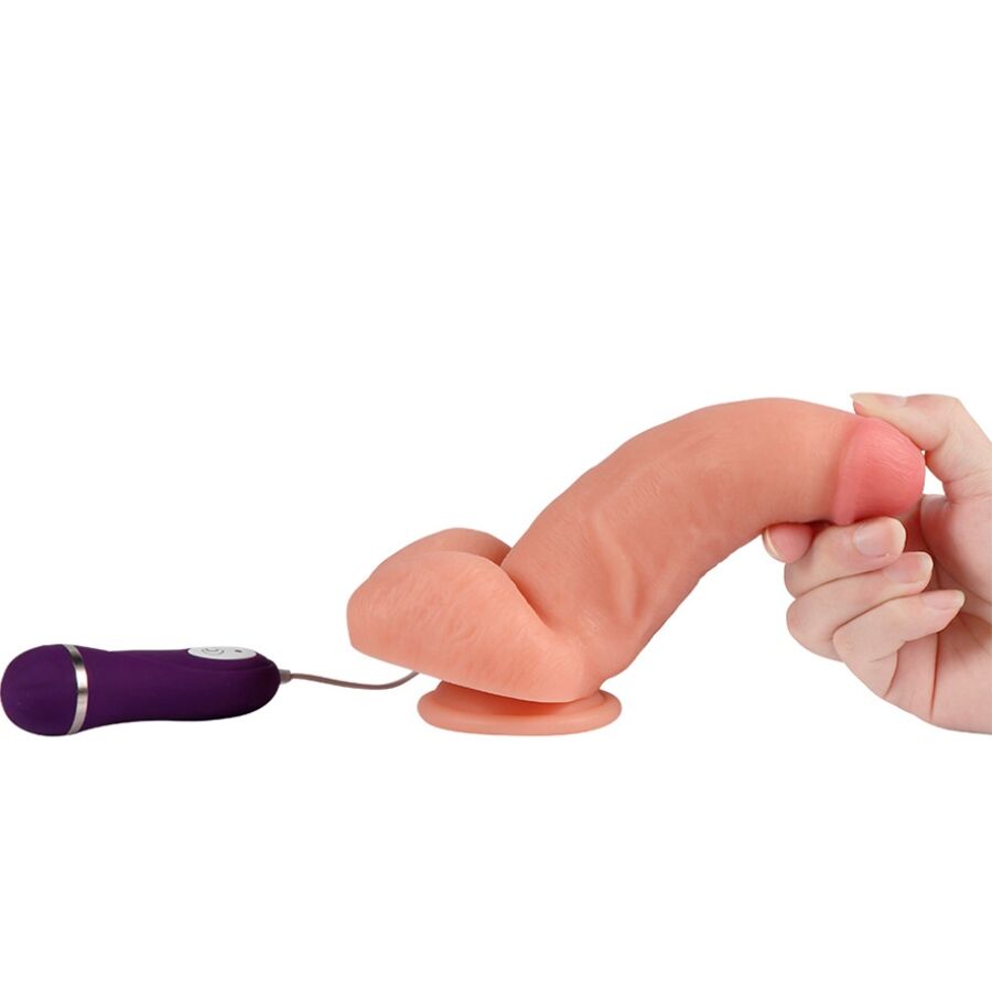 Shequ-Red Eagle Vibrator Dildo mit Fernbedienung 17 cm-Silikon · Vibratoren (Bild 5)