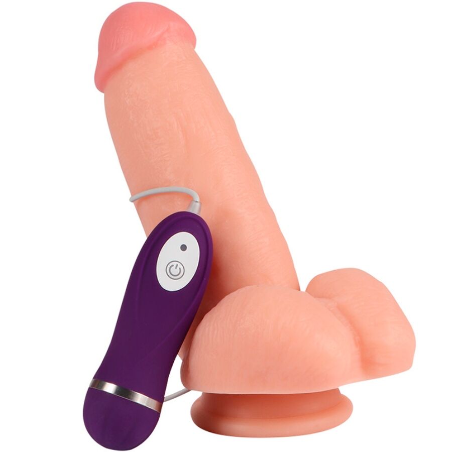 Shequ-Red Eagle Vibrator Dildo mit Fernbedienung 17 cm-Silikon · Vibratoren (Bild 3)