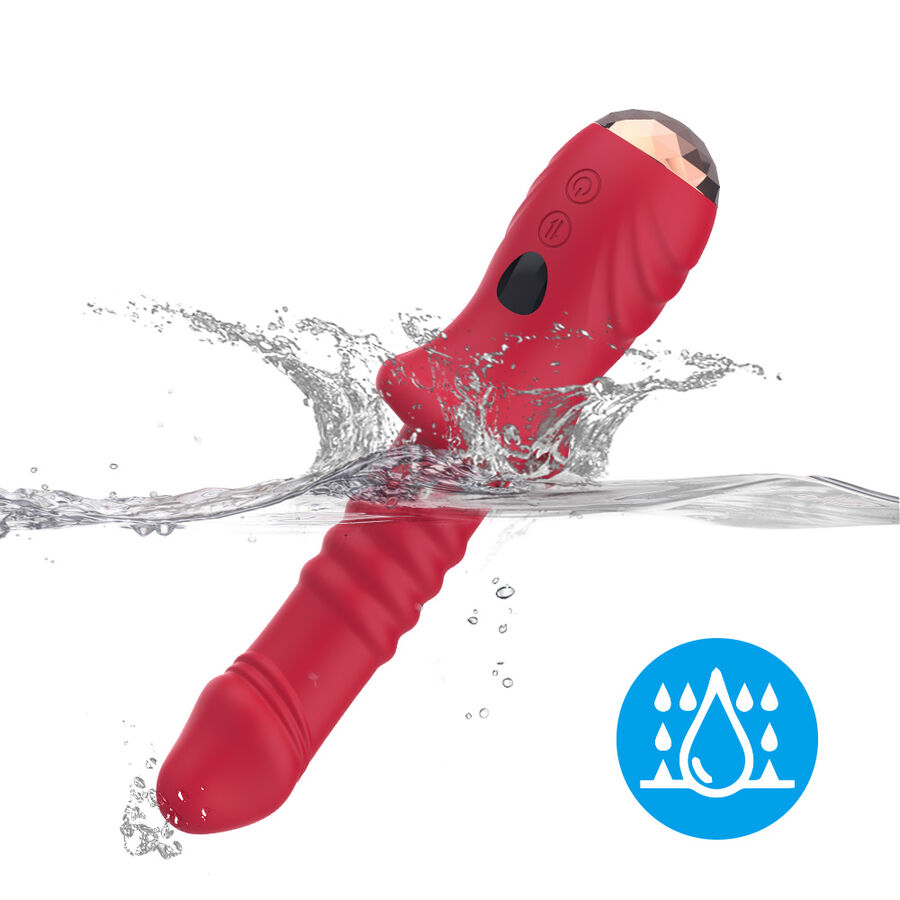 Armony Vibrators-Point a Vibrator Dildo Stimulator Rot-Silikon · Vibratoren (Bild 8)