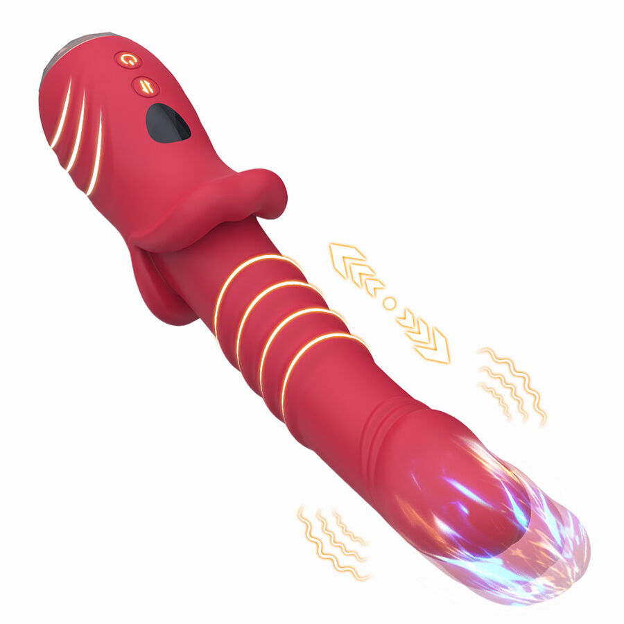 Armony Vibrators-Point a Vibrator Dildo Stimulator Rot-Silikon · Vibratoren (Bild 2)