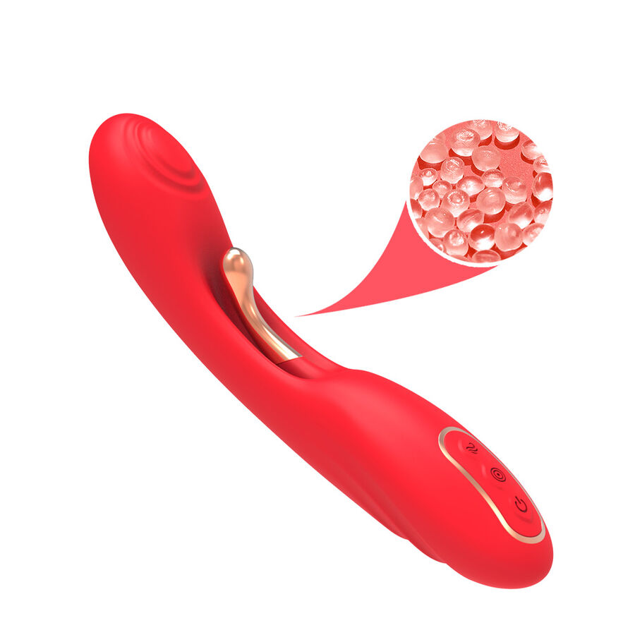 Armony Vibrators-Vibrator mit schwingender Zunge Rot-Silikon, 7 · Vibratoren (Bild 7)