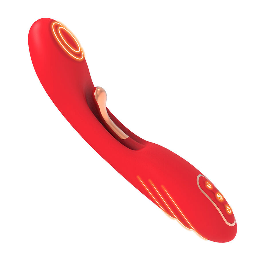 Armony Vibrators-Vibrator mit schwingender Zunge Rot-Silikon, 7 · Vibratoren (Bild 6)
