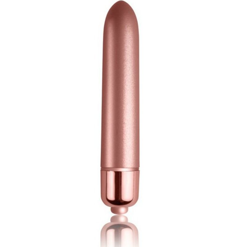 Rocks-off-Bullet-Vibrator mit Samtoberfläche Rose Bloom 10