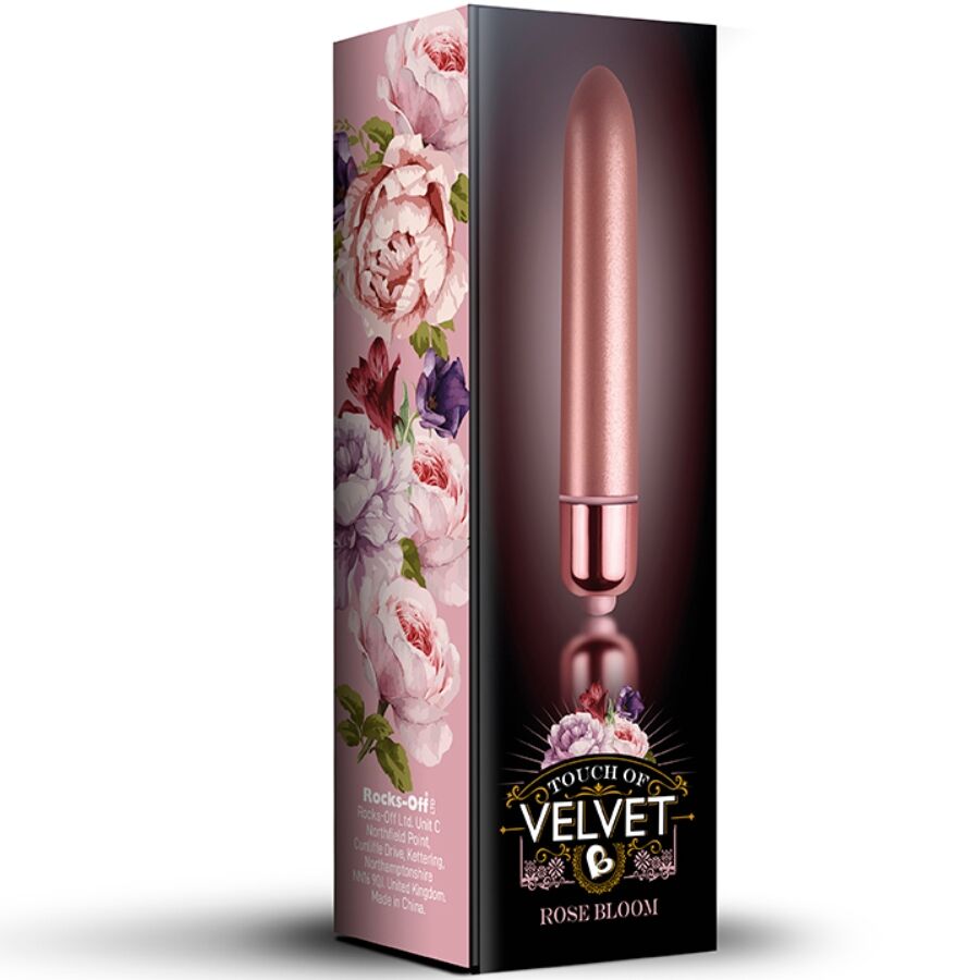 Rocks-Off-Vibrator Typ Bullet Tippen Sie auf Samt Rose Bloom 10 · Vibratoren (Bild 2)