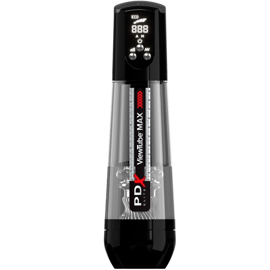 Pdx Elite-Viewtube Max View Automatischer Masturbator Transparent