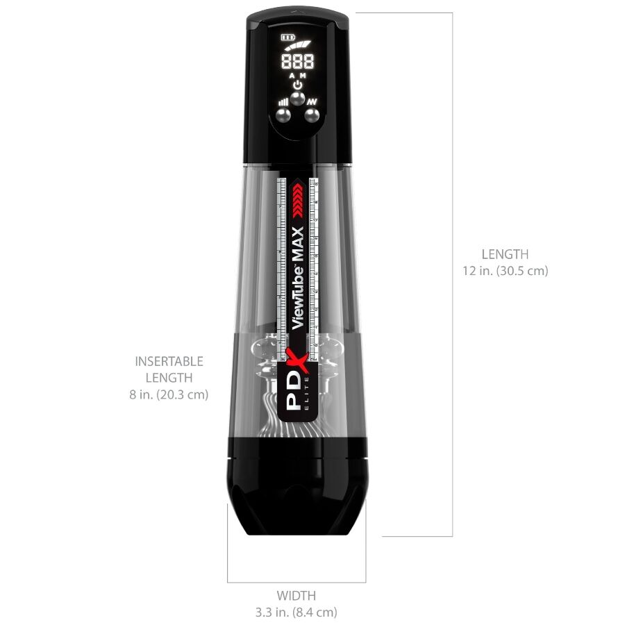 Pdx Elite-Viewtube Max View Masturbator Automatisch Transparent · Sextoys (Bild 4)