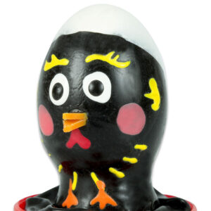 Condomerie-Kondom Gemälde Handbuch Huhn Schwarz-Latex · Lustige Kondome