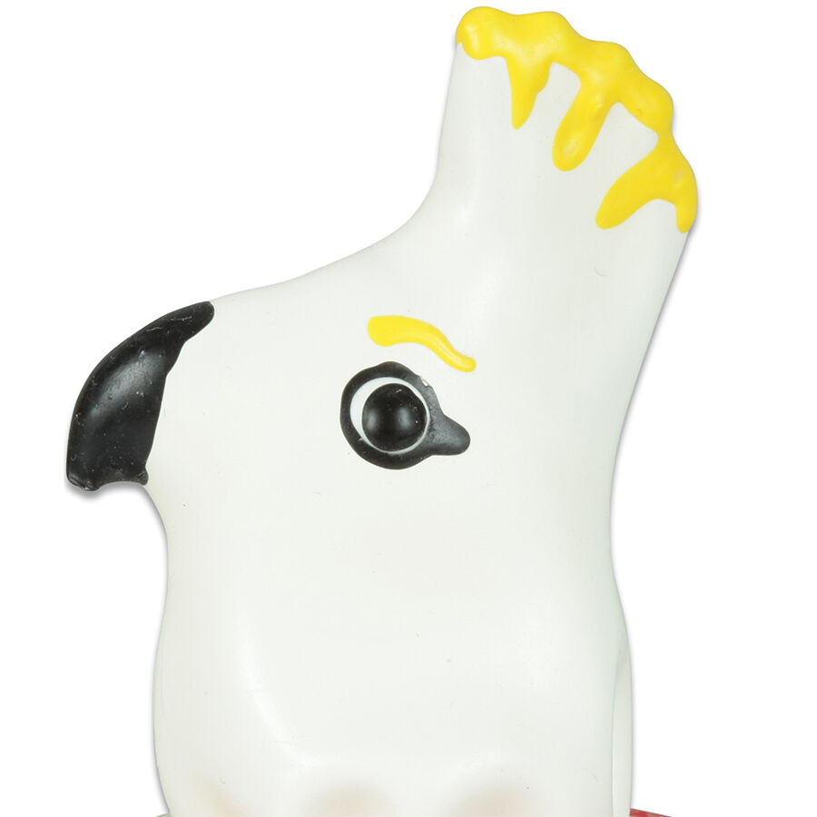 Condomerie-Kondom gemalt Handbuch Parrot White-Latex · Lustige Kondome (Bild 2)