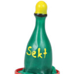 Condomerie-Kondom Gemälde Handbuch Champagne-Latex · Lustige Kondome