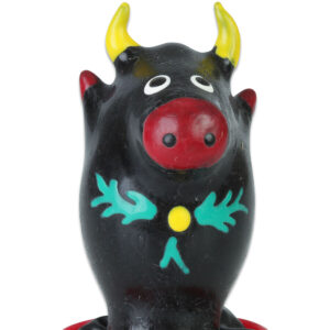 Condomerie-Handbemalte Kondome Modell Bull Schwarz 1-Latex