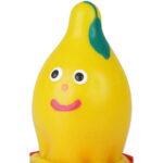 Condomerie-Kondome handgemalte Zitrone, Novellate-Latex · Lustige Kondome