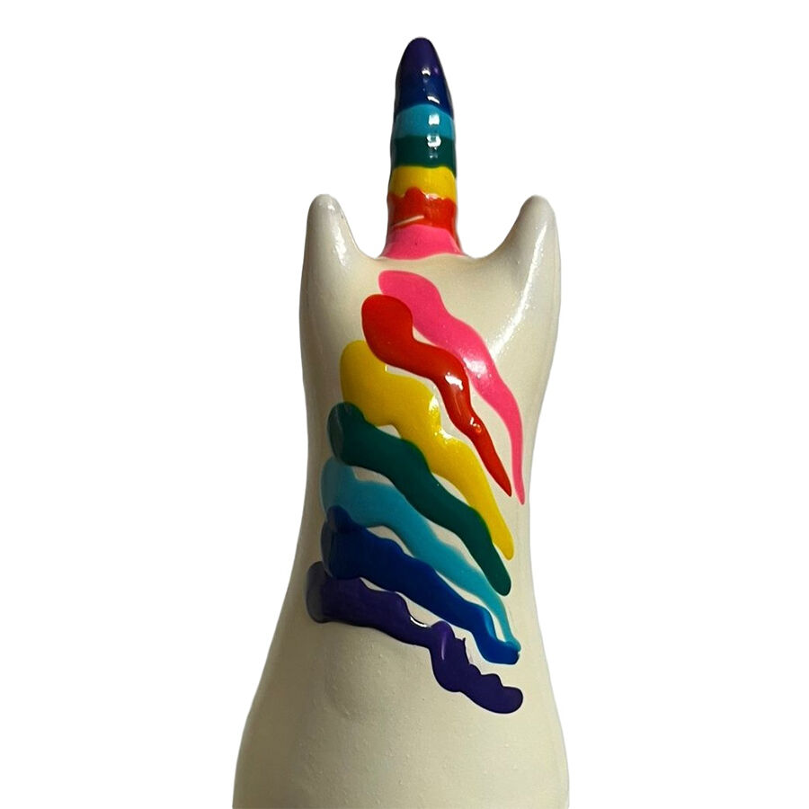 Condomerie-Kondom handgemalt Einhorn Regenbogen-Lactice · Lustige Kondome (Bild 2)