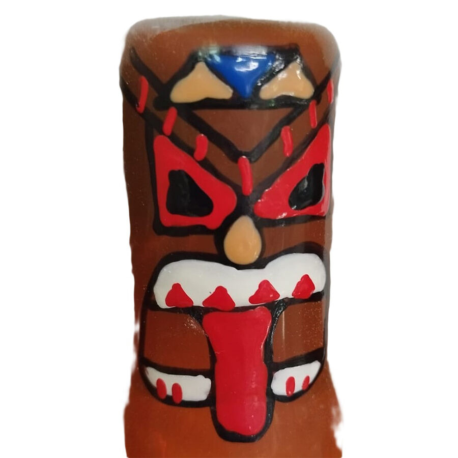 Condomerie-Handbemalte Kondome Tiki Totem-01-Latex