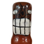 Condomerie-Kondom Handgemälde Tiki Totem Friki-02-Latex · Lustige Kondome