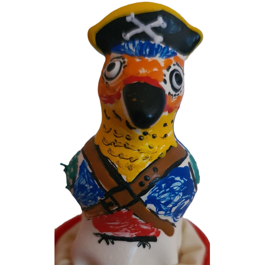 Condomerie-Captain Parrot Handbemaltes Kondom