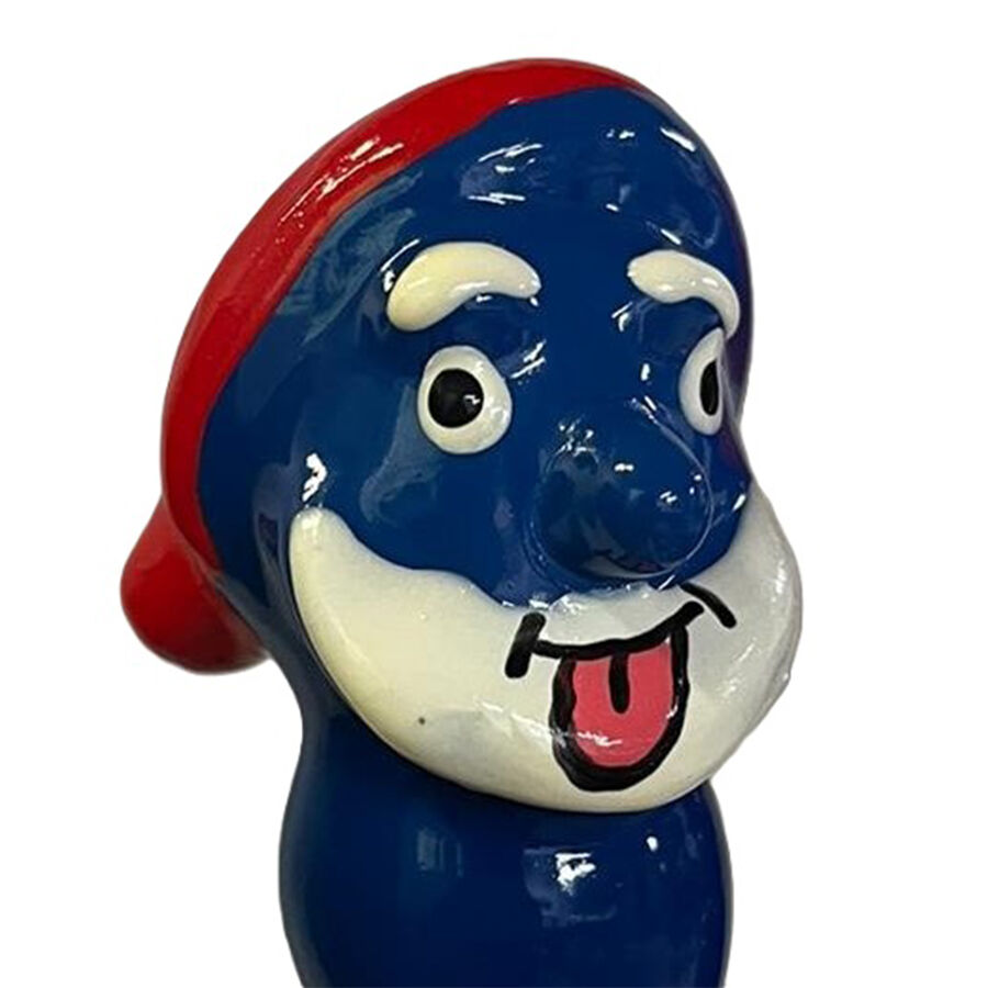 Condomerie-Handbemalte Kondome Blue Grandpa-Latex