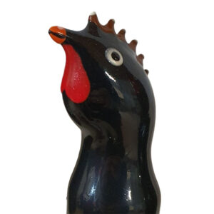 Condomerie-Handbemalte Kondome Black Rooster-Latex