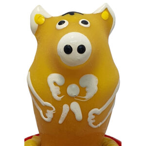 Condomerie-Handbemalte Kondome Pig Sitting Gelb-Latex