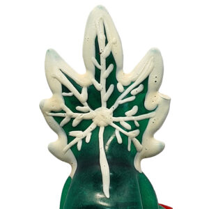 Condomerie-Handbemalte Kondome Cannabis Modell 2-Latex