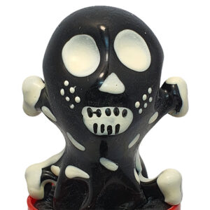 Condomerie-Dekorative handbemalte Kondome Schwarzer Totenkopf