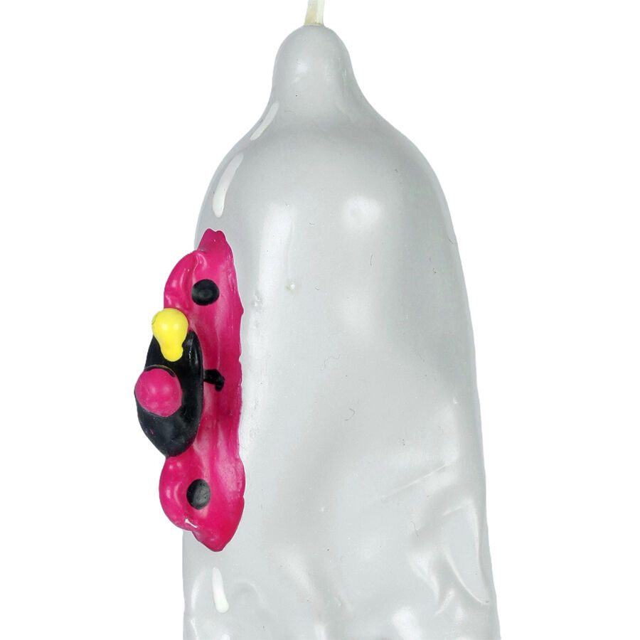 Condomerie-Handbemalte Kondome Motorrad XL-Latex