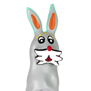 Condomerie-Handbemalte Kondome Bunny XL-Latex
