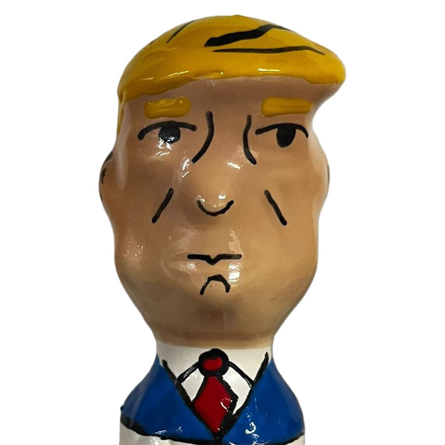 Condomerie-Handbemalte Kondome Unikat Grumpy Trump
