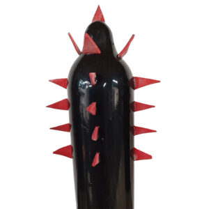 Condomerie-Handbemalte Kondome Black Cactus XL-Latex