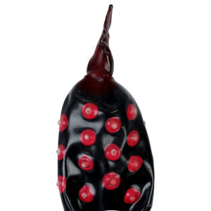 Condomerie-Handbemalte Kondome Modell Fakir Schwarz XL