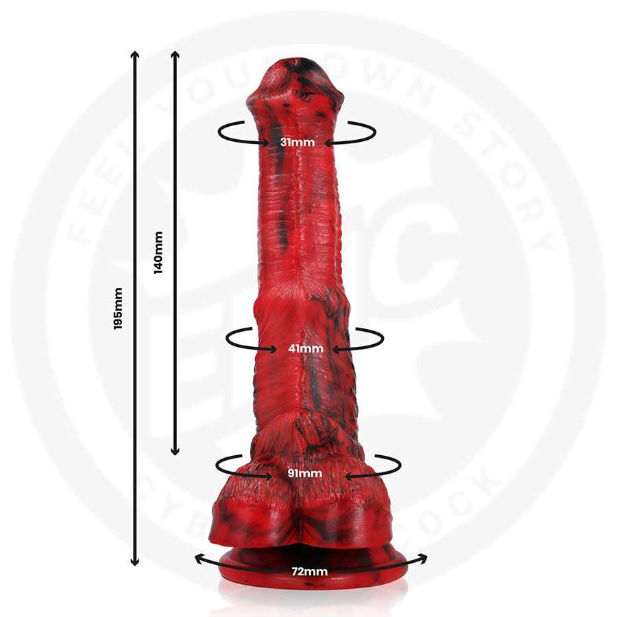 Epic-Dildo Vulkanischer Nacht-Silikon-Drache · Sextoys (Bild 3)