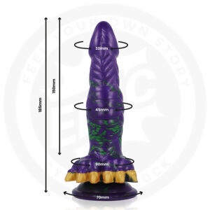 Epic-Dildo Crocotta Mystic Aurora-Silikon · Sextoys (Bild 4)